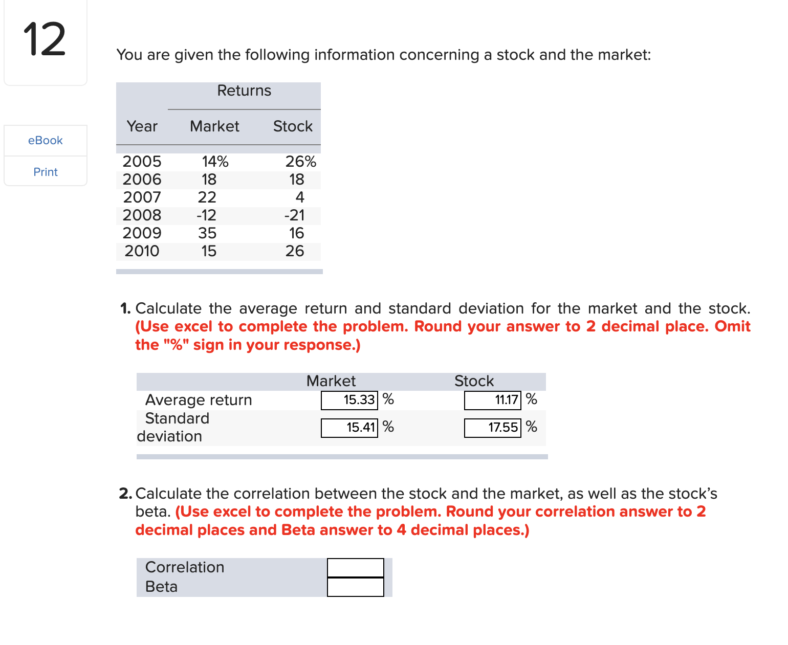 Solved You are given the following information concerning a | Chegg.com