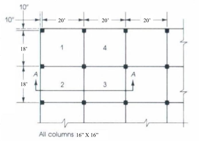 Calculate the cross section of beam and edge beam | Chegg.com