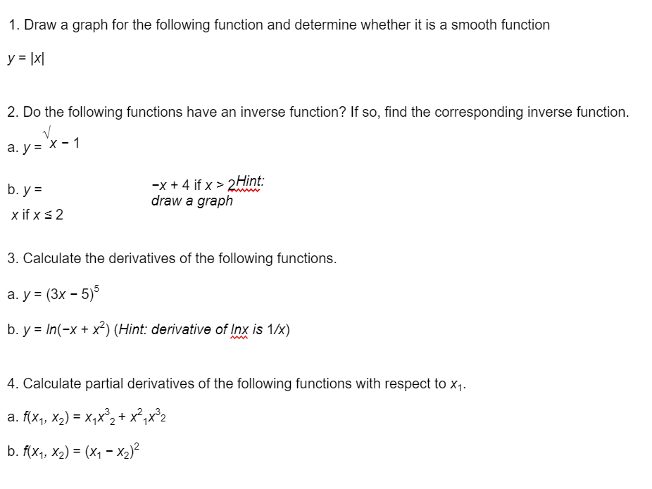 solved-1-draw-a-graph-for-the-following-function-and-chegg