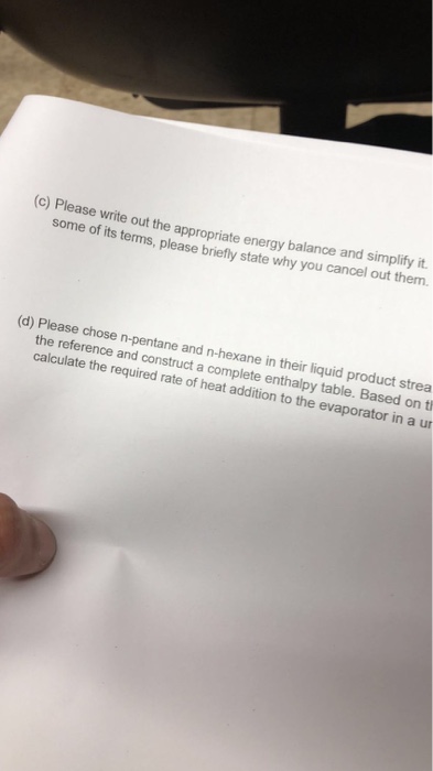 Solved An Equimolar Liquid Mixture Of N Pentane And N Hexane Chegg Com