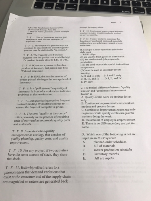 Solved Cost of inspectors, testing, test equipment, and are