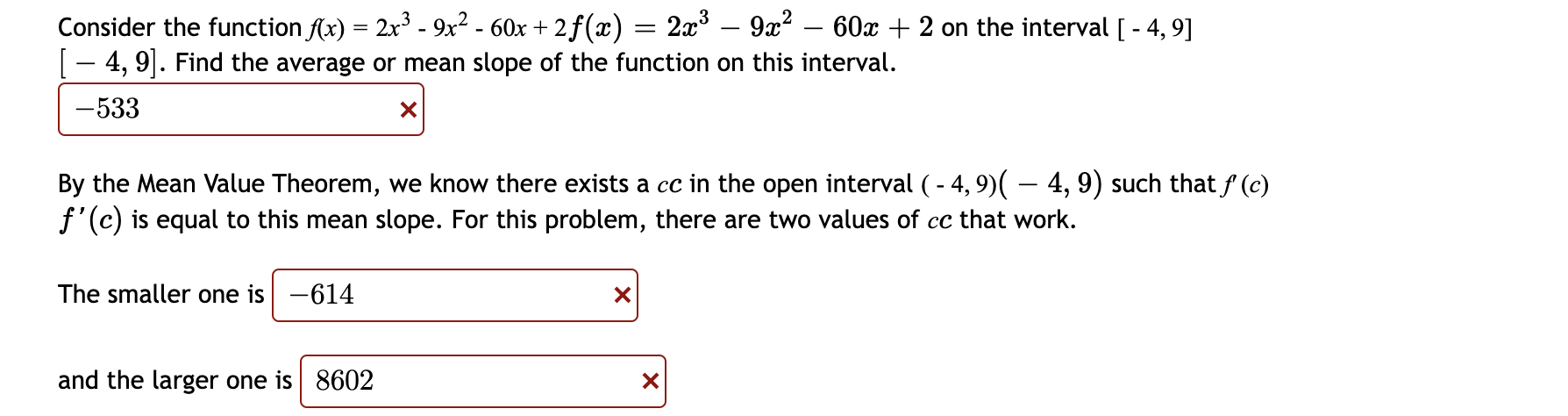 Solved Consider the function | Chegg.com