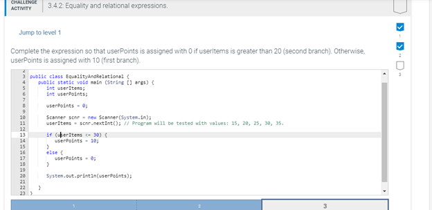 Solved Activity 3.4.2 Equality and relational expressions I | Chegg.com