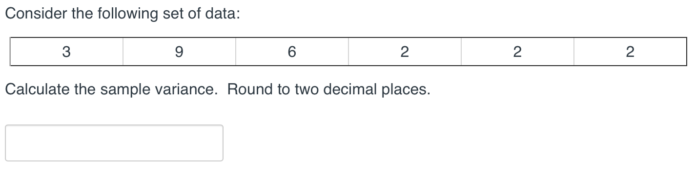 Solved Consider The Following Set Of Data 3 2 Calculate The Chegg Solved Consider The Following Set Of Data 3 2 Calculate The Chegg