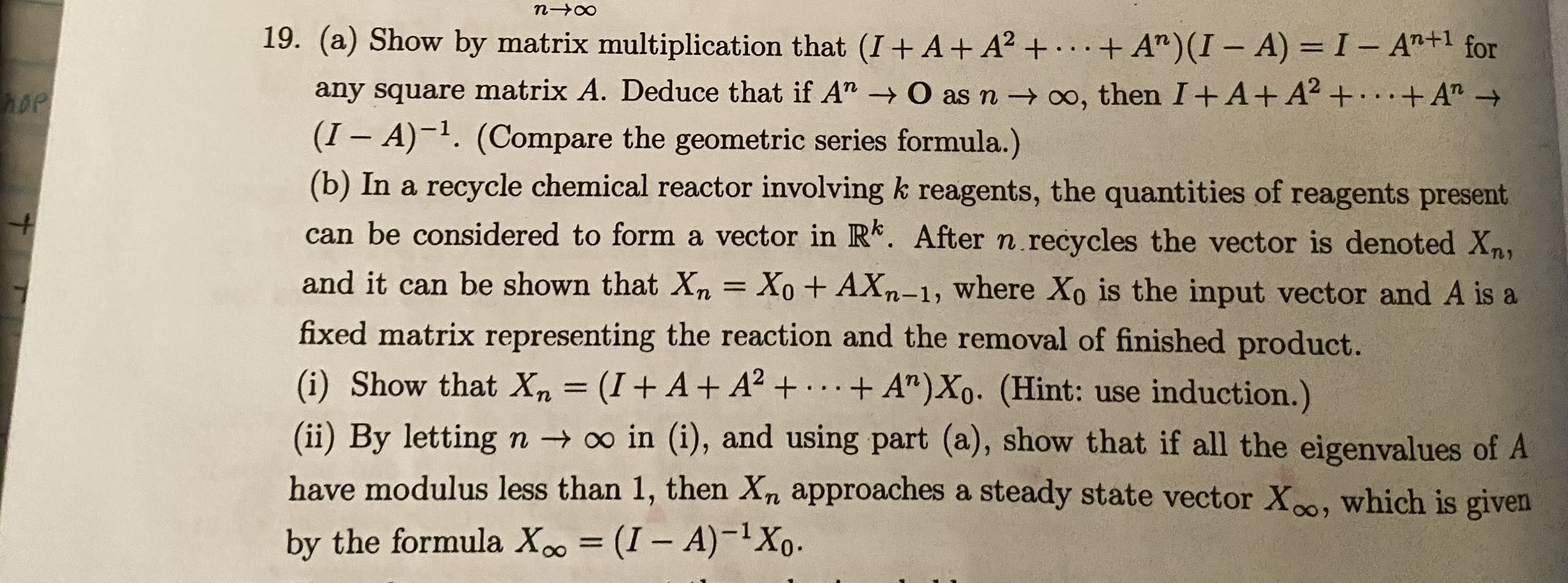 Solved (a) ﻿Show by matrix multiplication that | Chegg.com