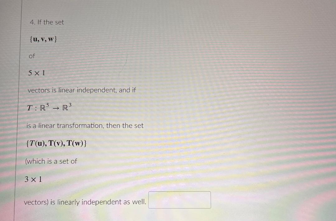 Solved Determine whether each of the following statements is | Chegg.com