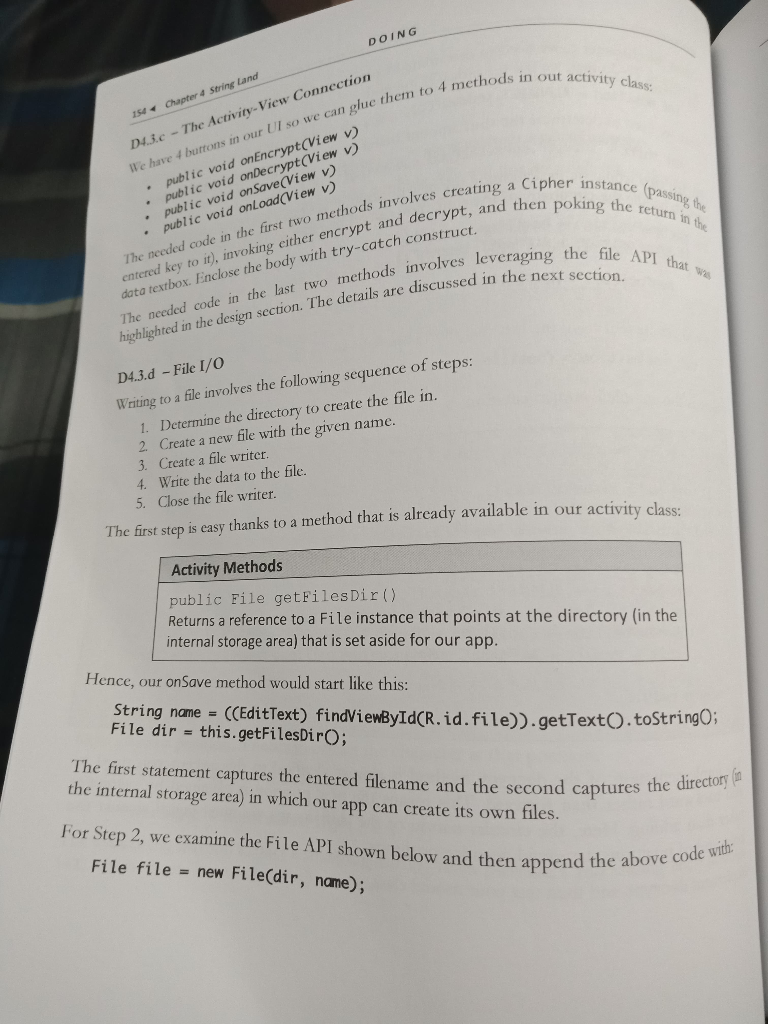 Solved App KryptoNote Java I already did the View and | Chegg.com