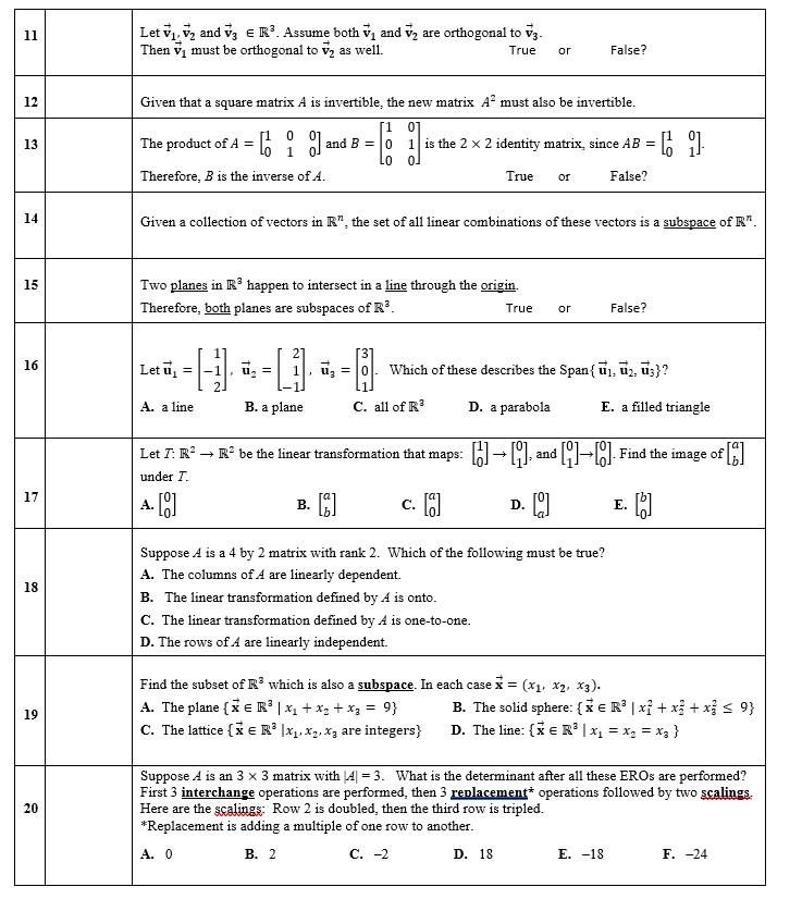 Solved Let v1,v2 and v3∈R3. Assume both v1 and v2 are | Chegg.com ...