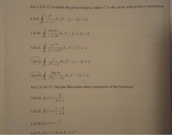 Solved Evaluate the given integral, where C is the circle | Chegg.com