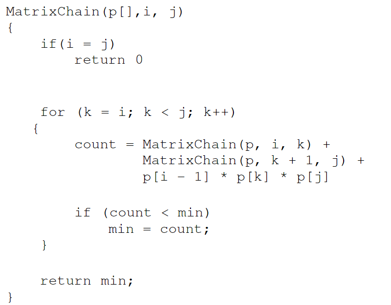 Solved Q1) (15 points) Given an array of matrices, the | Chegg.com