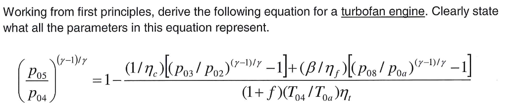 Solved Working from first principles, derive the following | Chegg.com