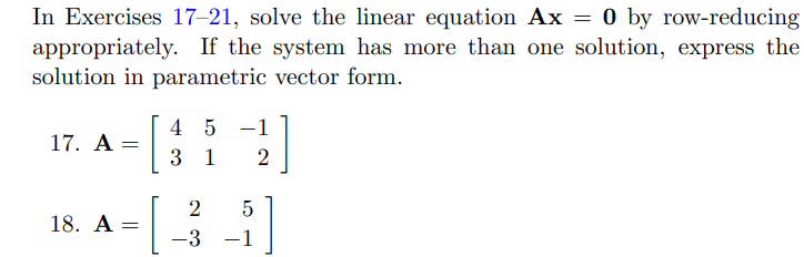 Solved 13. A= [ 6 3 2 -1 ?] B= = + [ -1] In Exercises | Chegg.com