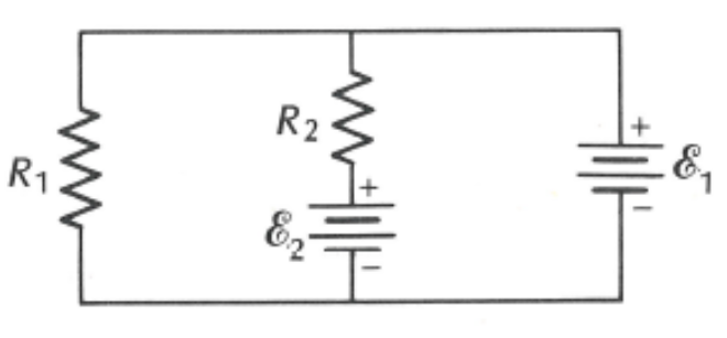 Solved Two Resistors Are Connected To Two Batteries. The | Chegg.com