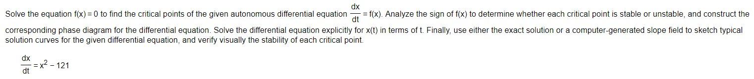 Solved Solution Curves For The Given Differential Equation, | Chegg.com