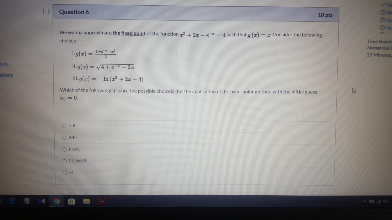 Solved Question 6 O 10 pts We wanna approximate the fixed | Chegg.com