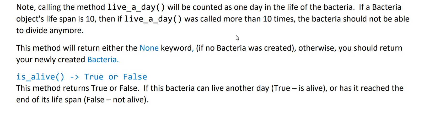 Solved Lab 8's Task – Simulation of a Colony of Bacteria | Chegg.com