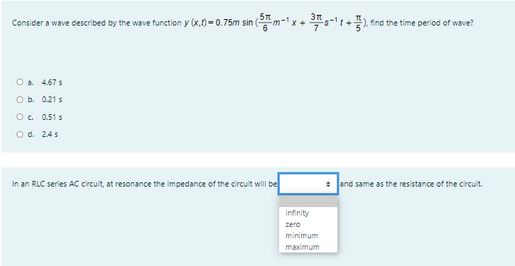 Solved Consider a wave described by the wave function y(x,t) | Chegg.com