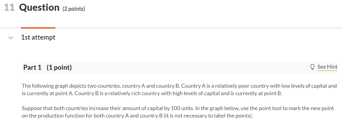 Solved 11 Question (2 points) 1st attempt Part 1 (1 point) | Chegg.com