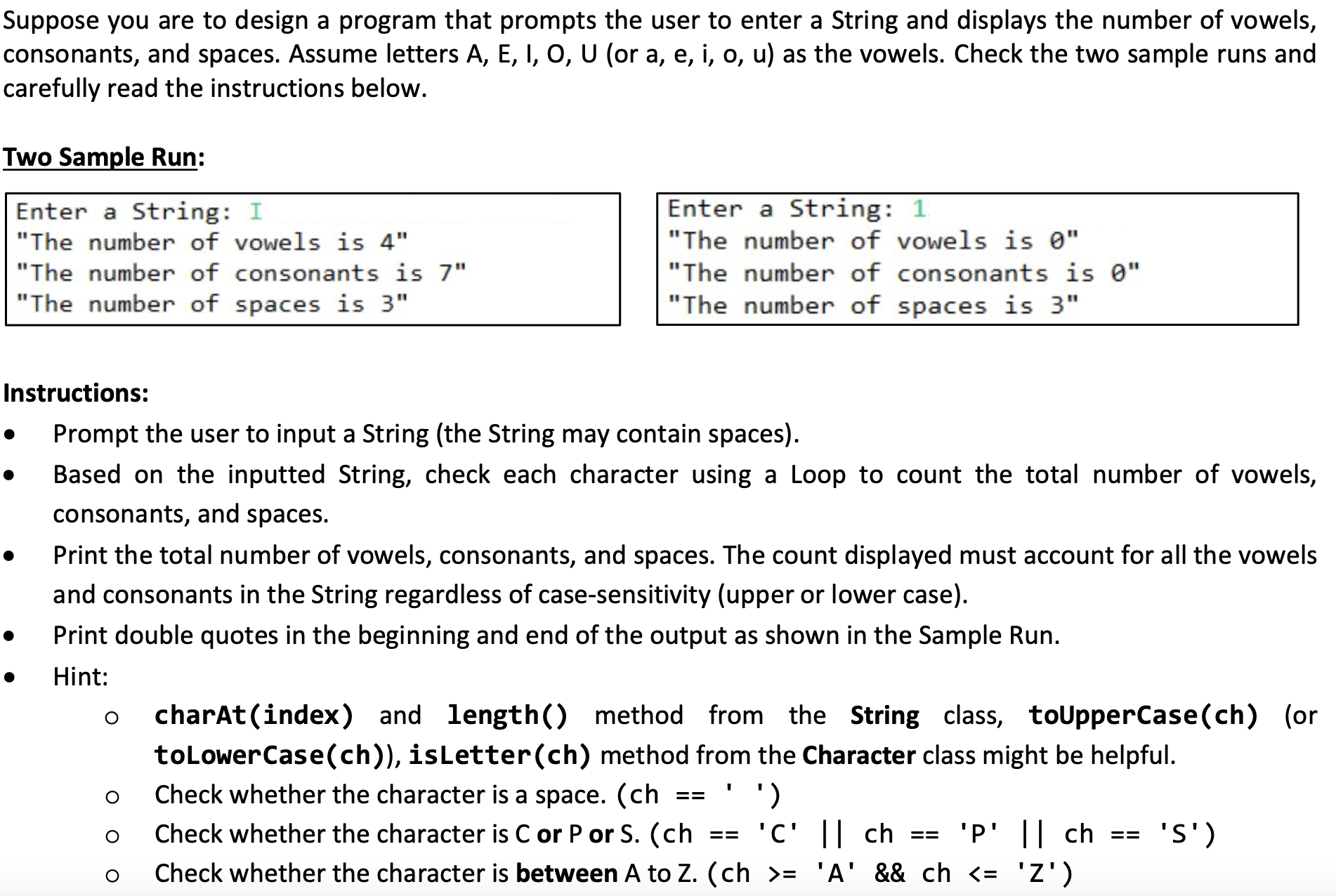Solved Suppose you are to design a program that prompts the | Chegg.com