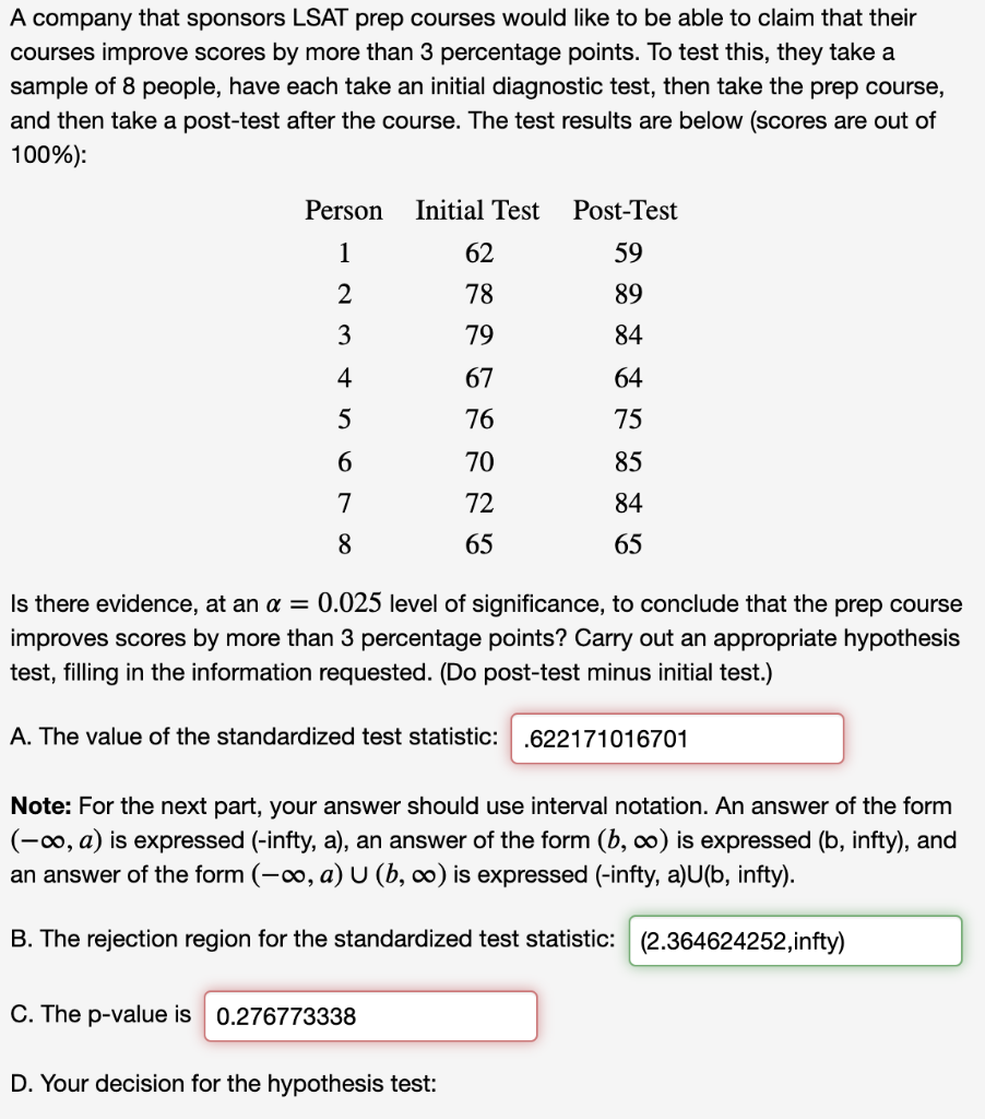 test prep courses