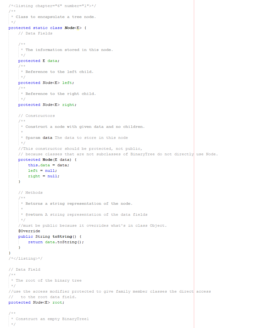 Solved 2.1 Modify BinaryTree class in the following ways: • | Chegg.com
