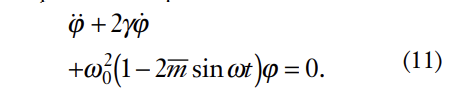Solved this is Mathieu’s equation , explain it to me and | Chegg.com
