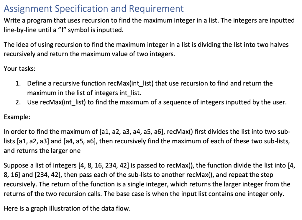 Solved Python recursion. Please include screenshots of the | Chegg.com