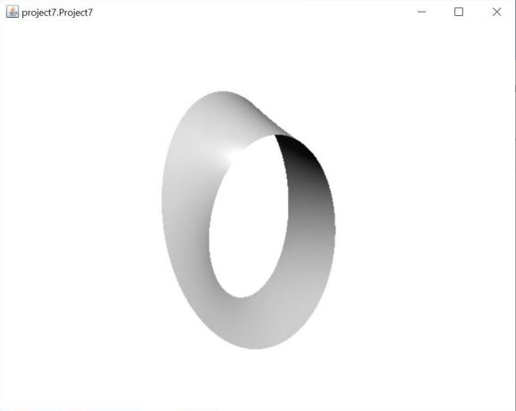 Solved Write a Java 3D program to display a rotating Möbius | Chegg.com