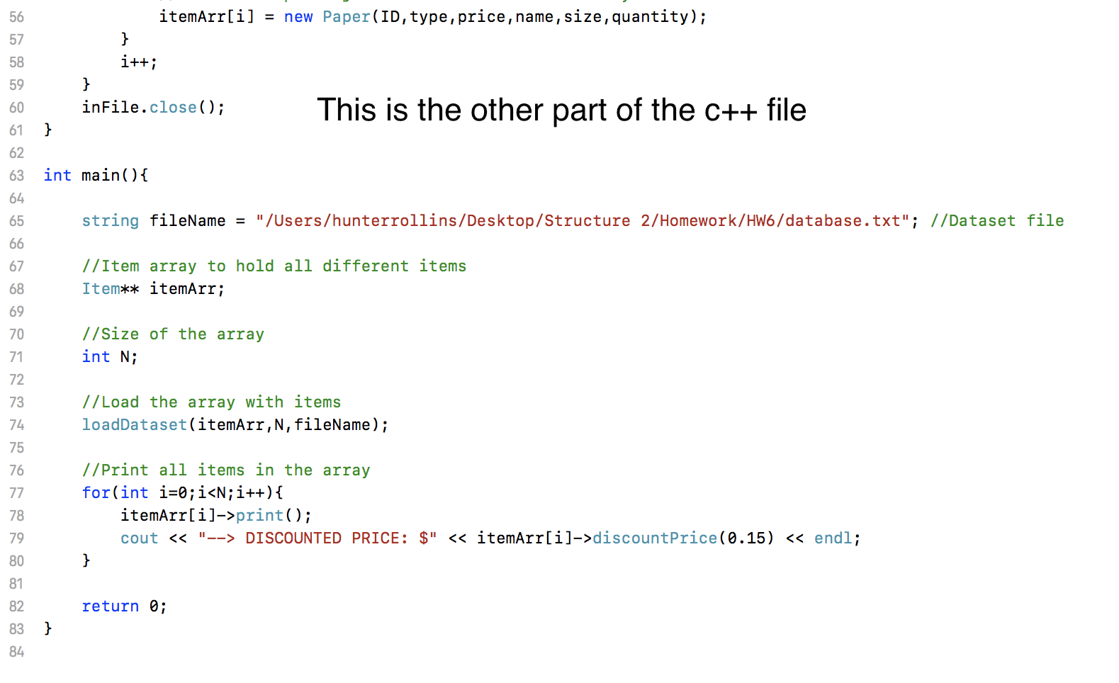 Solved C++ file-\ #include #include | Chegg.com