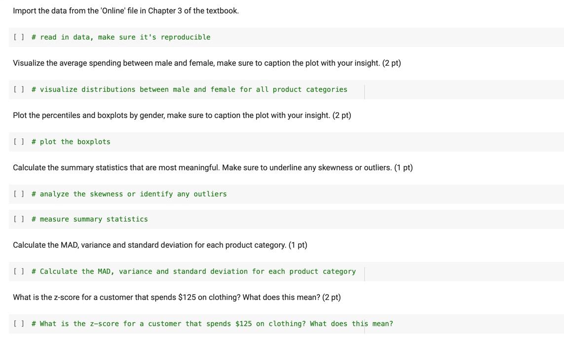 Solved Statistics Please Answer All Parts Of Problem With