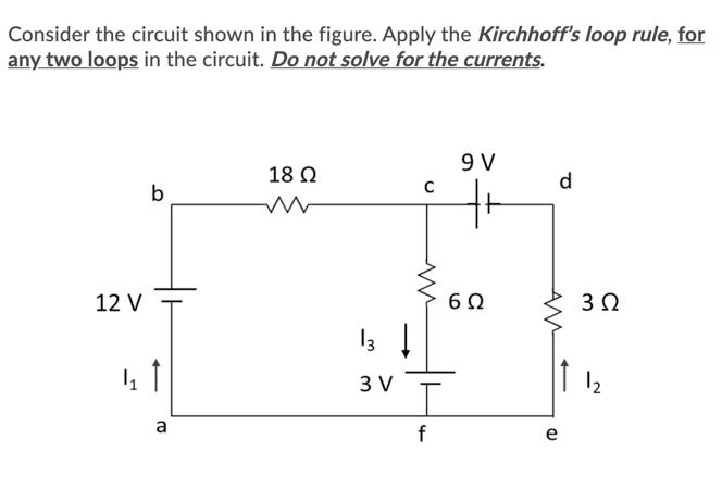 Solved Consider the circuit shown in the figure. Apply the | Chegg.com