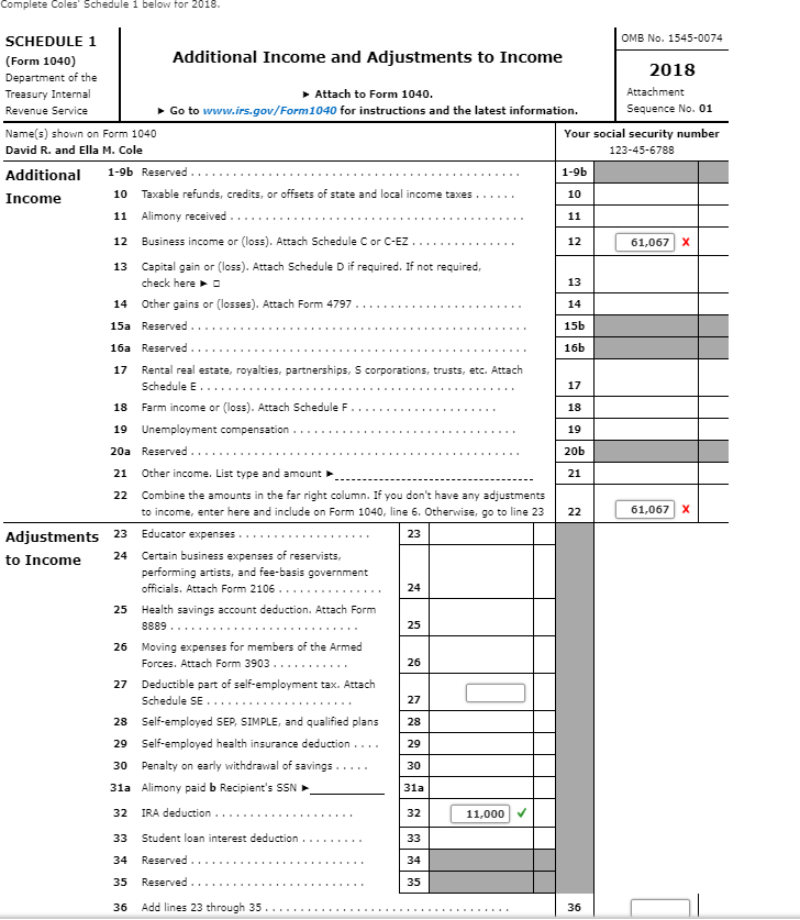 Note This problem is for the 2018 tax year. David R.