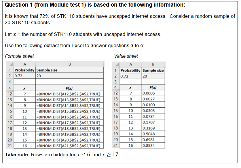 Solved Question 1 (from Module test 1) is based on the | Chegg.com