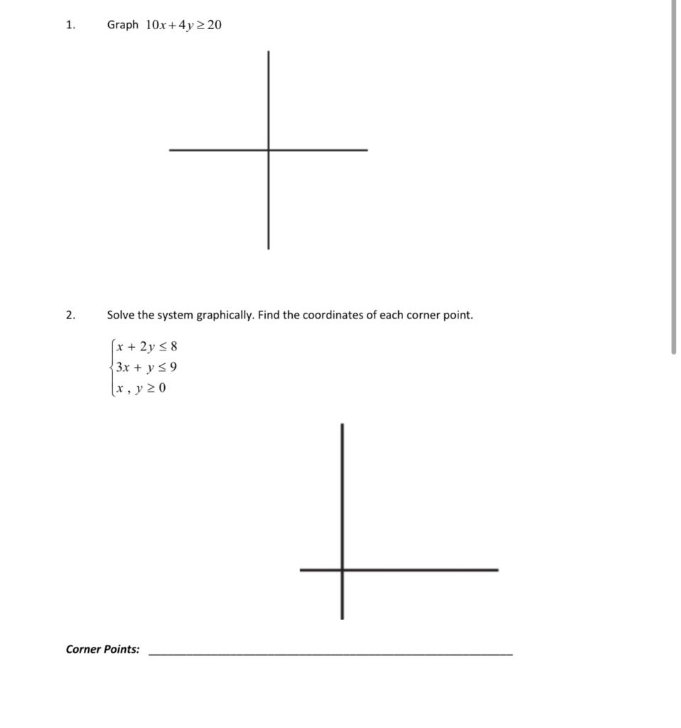 solved-1-graph-10x-4y-20-2-solve-the-system-graphically-chegg