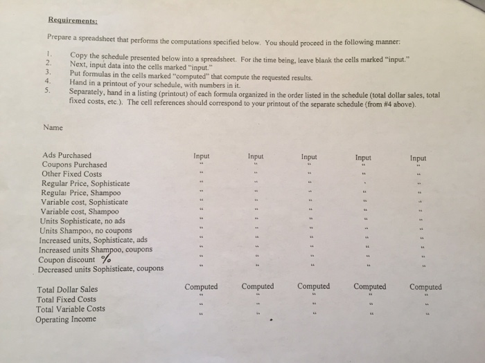 Solved Will someone please help me with this excel | Chegg.com