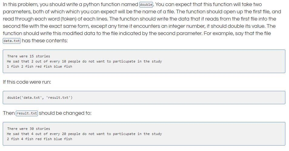 Solved In this problem, you should write a python function | Chegg.com