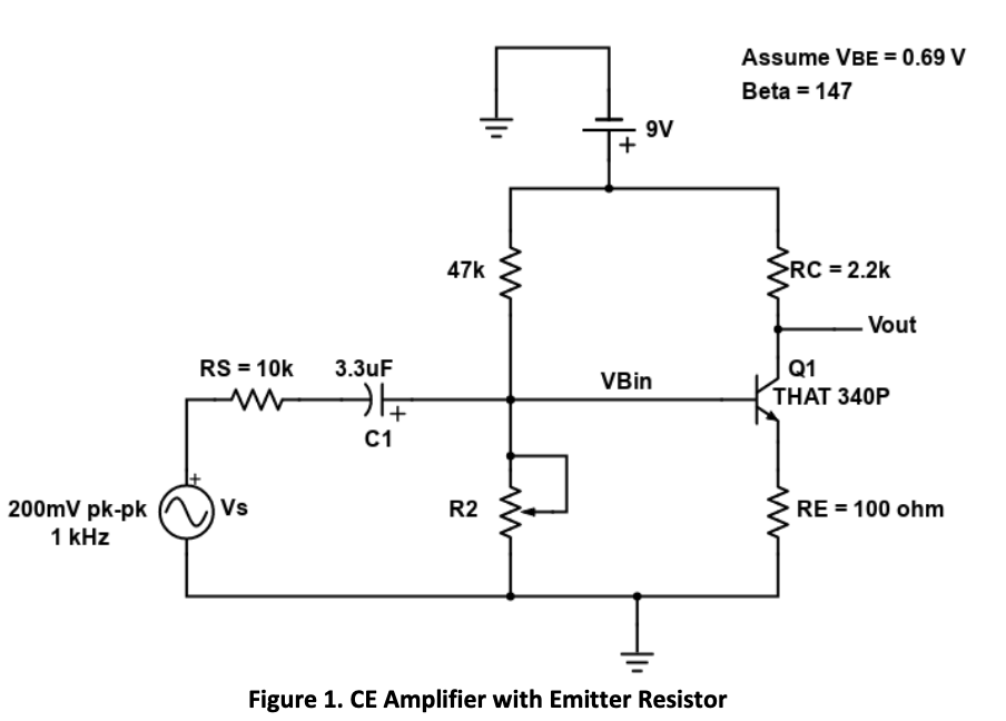 Solved Design the circuit in Figure 1 for a collector | Chegg.com