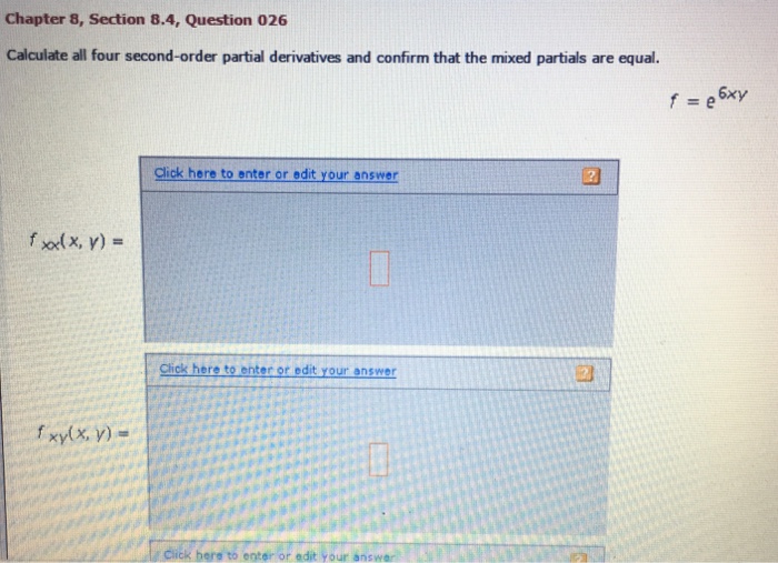 Solved Chapter 8, Section 8.4, Question 026 Calculate all | Chegg.com