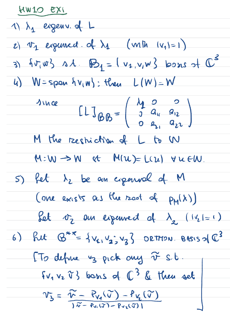 Exercise 1 Consider A Linear Operator L C3 Chegg Com