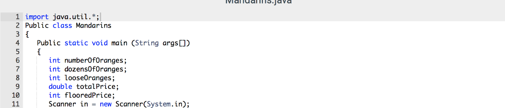 Solved MandamIS.Java 1 import java.util.*; 2 Public class | Chegg.com
