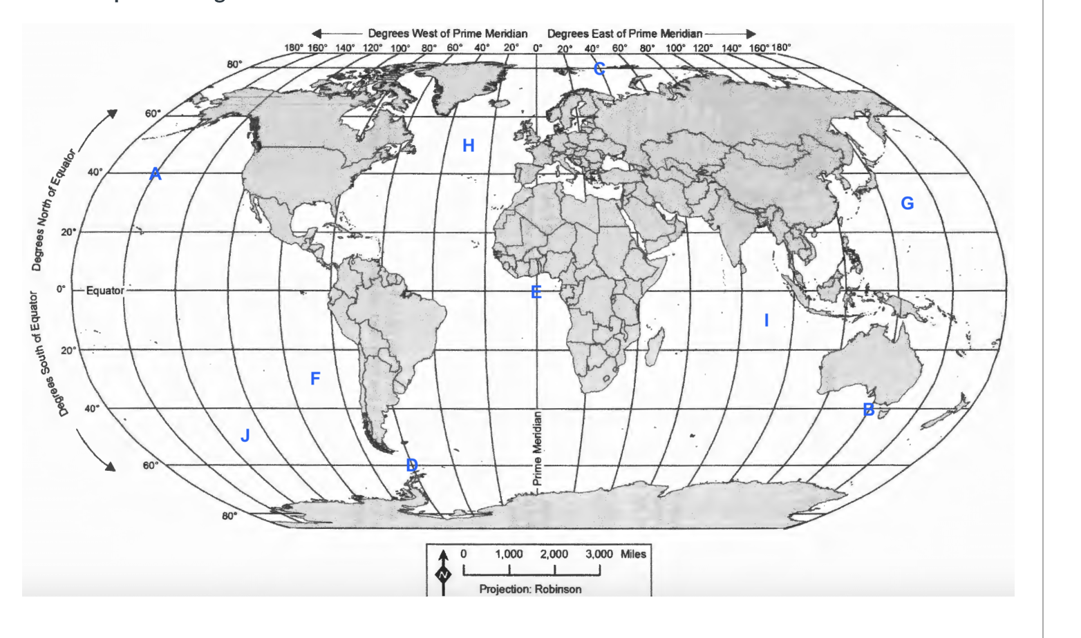 Solved On the world map above, which map scale type is