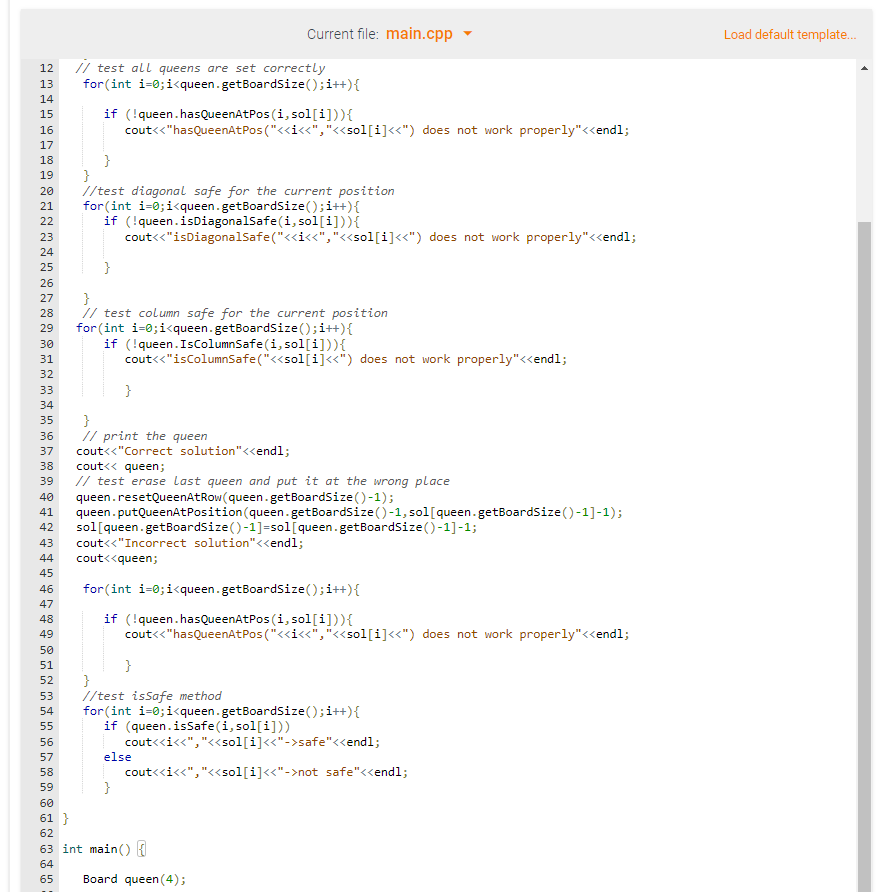 Solved 10.51 N-Queen Problem: Part1 The n-queen problem is | Chegg.com