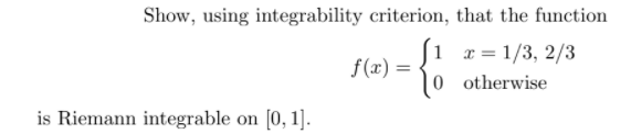 Solved Show, using integrability criterion, that the | Chegg.com