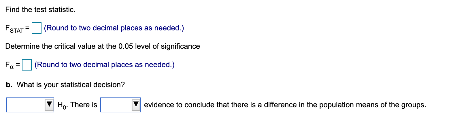 Solved The ANOVA summary table for an experiment with four | Chegg.com
