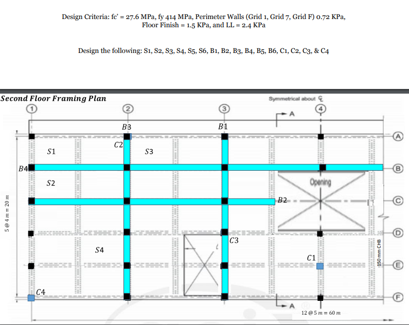 second floor framing plan