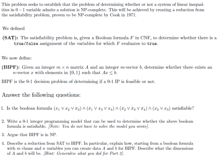 This Problem Seeks To Establish That The Problem O Chegg Com