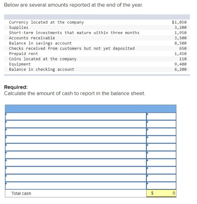 how to calculate cash balance in accounting