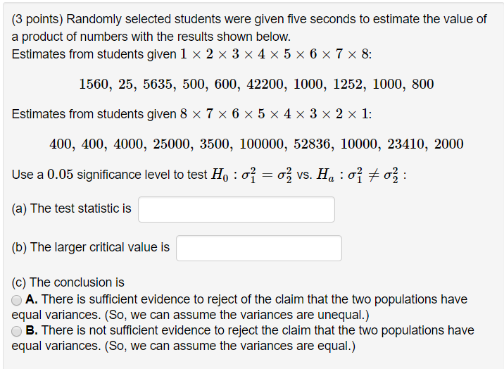 Solved (3 points) A random sample of n = 9 observations from | Chegg.com