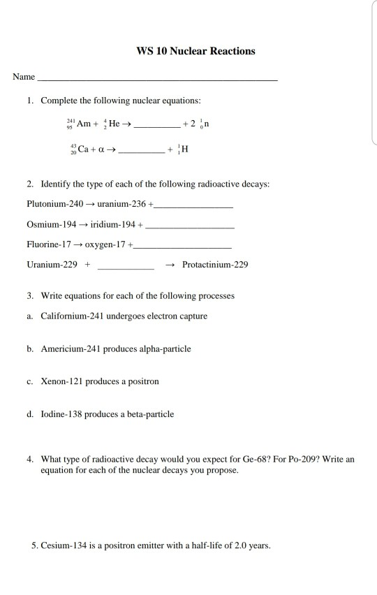 Uranium 236 Decay Equation - Tessshebaylo