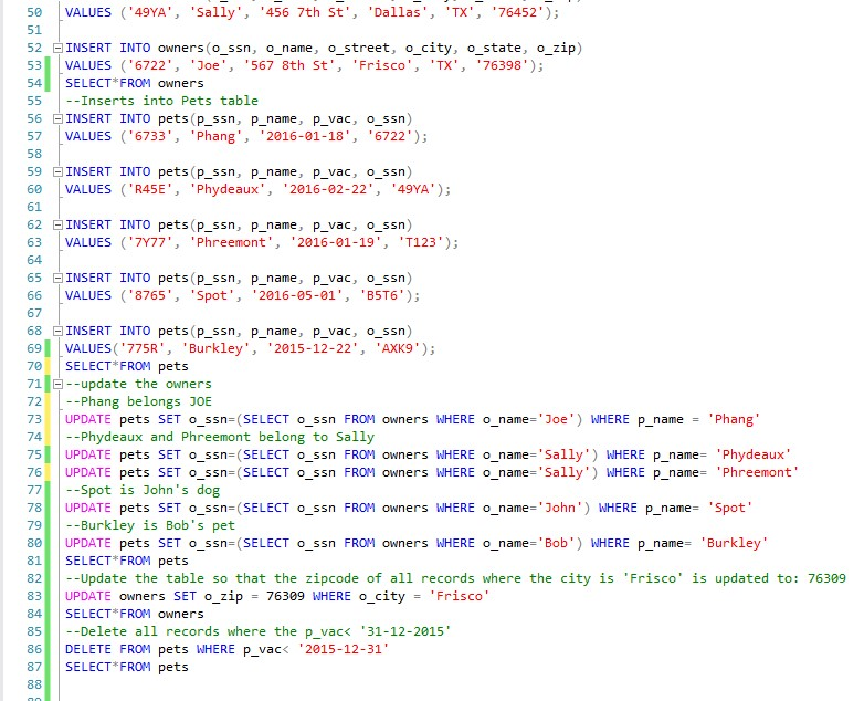 Solved I need help with this SQL assignment. I'm not sure | Chegg.com